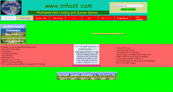 Desktop Screenshot of nihost.com